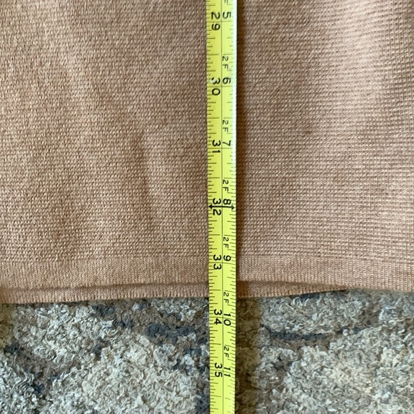 J. Crew 365 Sophie Tan Open Front Cotton/Merino Wool Blend‎  Sweater Blazer S - Picture 10 of 12